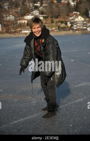 Die französische Schauspielerin Veronique Jannot beim 16. Filmfestival 'Fantastik Art' in Gerardmer, Frankreich, am 31. Januar 2009. Foto von Giancarlo Gorassini/ABACAPRESS.COM Stockfoto