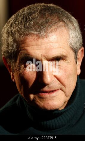 Le President du Jury, Claude Lelouch pose lors de l'ouverture du 11eme Festival International de la Creation Televisuelle de Luchon le 4 fevrier 2009. Foto von Patrick Bernard/ABACAPRESS.COM Stockfoto