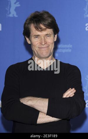 Schauspieler Willem Dafoe posiert bei der Fotozelle für seinen Film 'der Staub der Zeit' bei den 59. Internationalen Filmfestspielen Berlin am 12. Februar 2009 in Berlin. Foto von Mehdi Taamallah/ABACAPRESS.COM Stockfoto