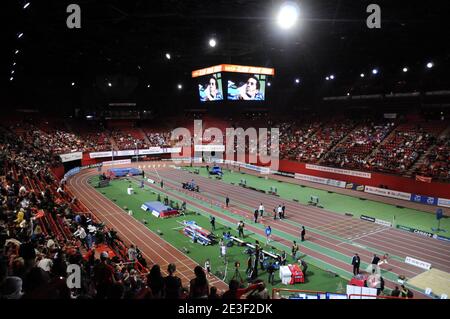 Ambiente während des Athletics Meeting Seat im Palais Omnisports Paris-Bercy in Paris, Frankreich am 13. Februar 2009. Foto von Thierry Plessis/Cameleon/ACAPRESS.COM Stockfoto