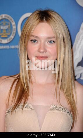 Dakota Fanning nimmt an den 40. NAACP Image Awards Teil, die im Shrine Auditorium stattfinden. Los Angeles, 12. Februar 2009. (Im Bild: Dakota Fanning). Foto von Lionel Hahn/ABACAPRESS.COM Stockfoto