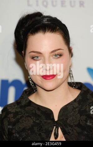 Sängerin Amy Lee von Evanescence nimmt an der Clive Davis Pre-Grammy Party im Beverly Hilton Hotel am 09. Februar 2008 in Los Angeles, Kalifornien, Teil. Kredit: Jared Milgrim/Der Fotozugang Stockfoto