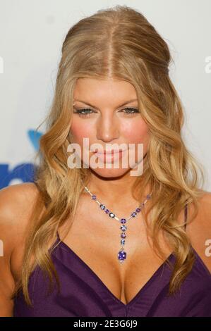 Sängerin Stacy Ann Ferguson aka Fergie nimmt an der Clive Davis Pre-Grammy Party im Beverly Hilton Hotel am 09. Februar 2008 in Los Angeles, Kalifornien, Teil. Kredit: Jared Milgrim/Der Fotozugang Stockfoto