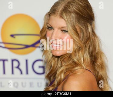 Sängerin Stacy Ann Ferguson aka Fergie nimmt an der Clive Davis Pre-Grammy Party im Beverly Hilton Hotel am 09. Februar 2008 in Los Angeles, Kalifornien, Teil. Kredit: Jared Milgrim/Der Fotozugang Stockfoto