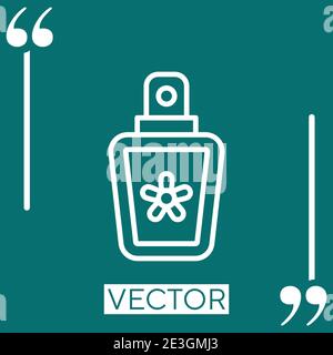 Vektorsymbol Essenz Lineares Symbol. Bearbeitbare Linie mit Konturen Stock Vektor