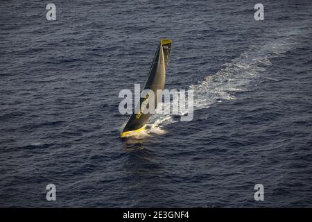 Louis Burton (Fra) segelt auf dem Imoca Bureau VallÃ©e 2 während des 2020-2021 VendÃ©e Globe, 9. Auflage des Solo Nonstop-Weltjahrennens, am 15. Januar 2021 ab nach Recife, Brasilien - Foto Newman Homrich/ DPPI / LiveMedia Stockfoto