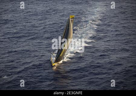 Louis Burton (Fra) segelt auf dem Imoca Bureau VallÃ©e 2 während des 2020-2021 VendÃ©e Globe, 9. Auflage des Solo Nonstop-Weltjahrennens, am 15. Januar 2021 ab nach Recife, Brasilien - Foto Newman Homrich/ DPPI / LiveMedia Stockfoto