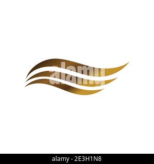 Haar Symbol Vektor Illustration Design Logo Vorlage Stock Vektor