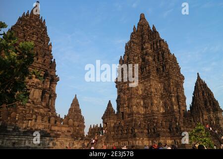 Prambanan Tempel in Prambanan Gebiet, Indonesien Stockfoto