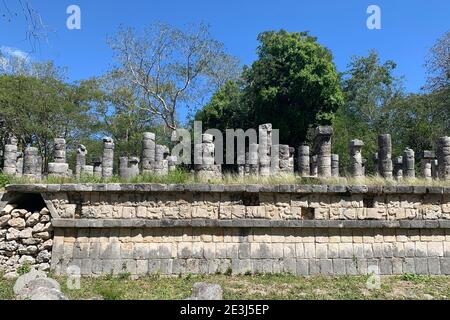 Alte maya-Ruinen von Chichen Itza, Halbinsel Yucatan, Mexiko Stockfoto