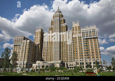 Triumph der Astana Tower in Astana. Kasachstan Stockfoto