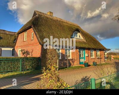 Traditionelles Haus auf der Insel Rügen Stockfoto