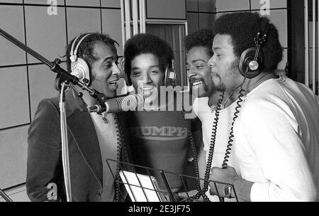 Die Wahre Sache. Aufnahme ihres Albums '4 out of 8' in den Scorpion Studios London UK 1977 Stockfoto