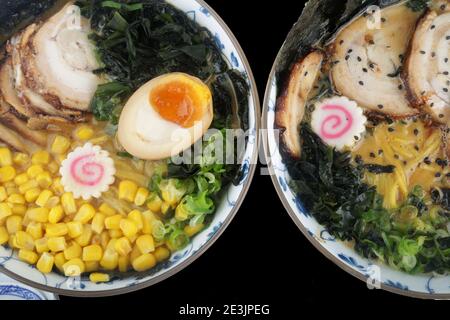 Typische japanische Suppe, die als Ramen bekannt ist Stockfoto