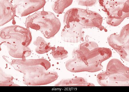 Abstrakt Aquarell gepunkteten Hintergrund. Handbemalte Textur, Spritzer Stockfoto