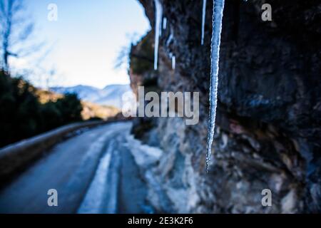 Monte Carlo, Monaco. Januar 2021. Landscape Recce während der 2021 WRC World Rally Car Championship, Monte Carlo Rallye am 20. Bis 24. Januar 2021 in Monaco - Foto Bastien Roux / DPPI / LM Credit: Gruppo Editoriale LiveMedia/Alamy Live News Stockfoto