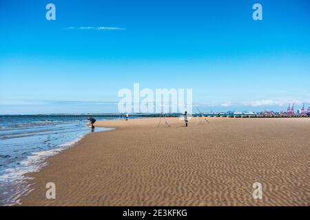 WCSC segelt vom Strand Stockfoto