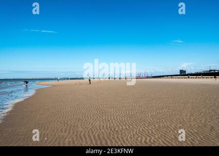 WCSC segelt vom Strand Stockfoto