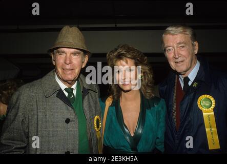 JIMMY STEWART mit Fred MacMurray und Deidre Hall Credit: Ralph Dominguez/MediaPunch Stockfoto