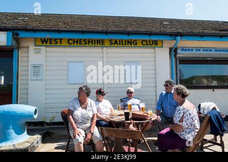 WCSC segelt vom Strand Stockfoto