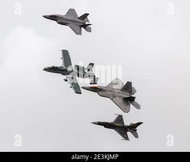 Die unglaubliche Stuart Air Show Stockfoto