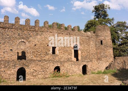 Gondar, Äthiopien - Dawit Hall Stockfoto