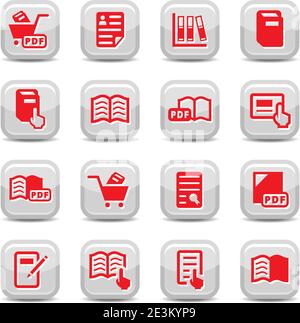 Vektorsymbol für Web und mobile Geräte. Alle Elemente sind gruppiert. Stock Vektor