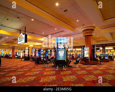 Las Vegas, 8. JANUAR 2021 - Innenansicht des South Point Casino Stockfoto