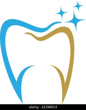 Dental Logo Symbol Vorlage Vektor Illustration Design Stock Vektor