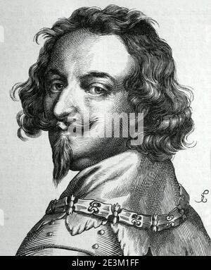 Ernst graf von mansfeld. Stockfoto