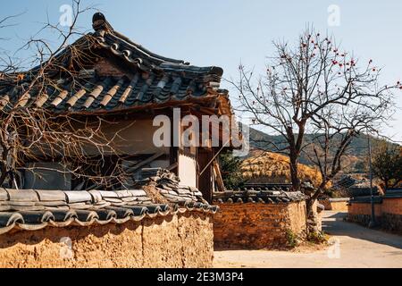 Andong Hahoe Folk Village in Andong, Korea Stockfoto