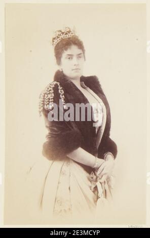 Maria Letizia Bonaparte - Duchessa d'Aosta. Stockfoto