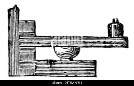 Maison rustique du XIXe siècle, Abb. 47. Stockfoto