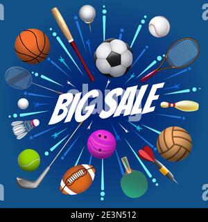 Sport Spiele Inschrift Banner Stock Vektor