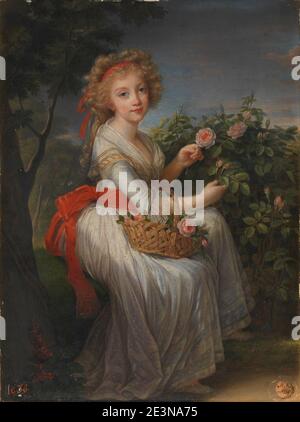 Marie Louise Elisabeth Vigée-Le Brun - La princesa María Cristina de Borbón. Stockfoto