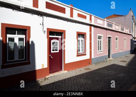 Odeceixe Streets, Aljezur, Faro District, Algarve, Portugal Stockfoto