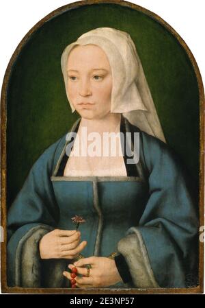 Margaretha Boghe, Ehefrau von Joris Vezeleer E11602. Stockfoto