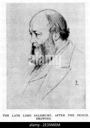 Marchionin von Granby - der verstorbene Lord Salisbury. Stockfoto