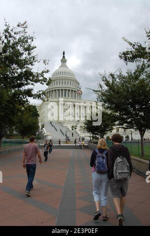 Capital Building Washington DC USA USA USA USA USA USA USA USA Präsident City Congress wählte das Repräsentantenhaus Steps Stockfoto