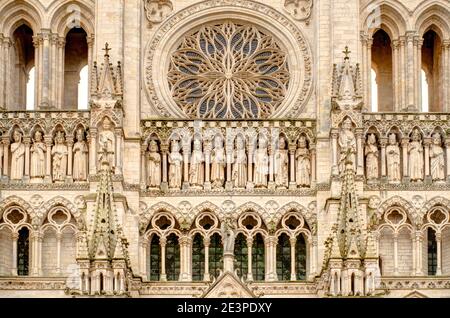 Amiens Kathedrale, HDR Bild Stockfoto