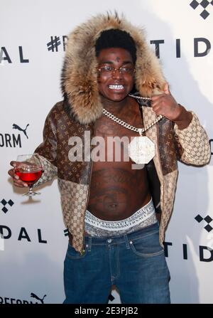 **DATEI FOTO** 20. Januar 2021. Trump Gewährt Lil Wayne Und Kodak Black Clemency. Foto aufgenommen: BROOKLYN, NY - OKTOBER 23: Kodak Black bei TIDAL X: Brooklyn 4. Jahresbenefizkonzert im Barclays Center in Brooklyn, New York City am 23. Oktober 2018. Quelle: Diego Corredor/MediaPunch Quelle: MediaPunch Inc/Alamy Live News Stockfoto