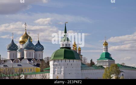Trinity lavra von St. Sergius in Sergiyev Posad. Russland. Stockfoto