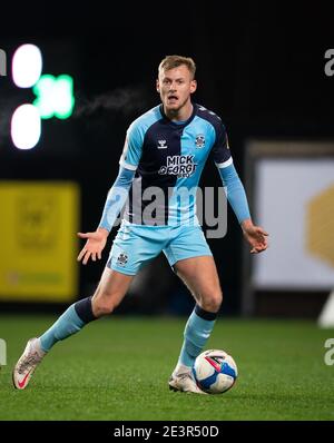 Harry Darling von Cambridge United während der EFL 'Papa John's' Trophäe hinter dem geschlossenen Spiel zwischen Oxford United und Cambridge United Im Kassam Sta Stockfoto