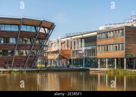 Das Sir Harry and Lady Djanogly Learning Resource Center ist Eine Bibliothek auf dem Jubilee Campus der Universität von Nottingham Stockfoto