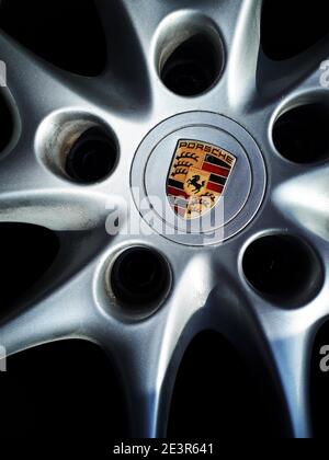 Porsche Boxster 986.2 Leichtmetallfelgen Bild von Antony Thompson - Thousand Word Media, KEIN VERKAUF, KEINE SYNDIZIERUNG. Kontakt für weitere Informationen Mob: 0777 Stockfoto