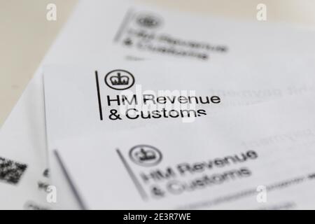 HMRC HM Revenue & Customs Self Assessment Statement Bild von Antony Thompson - tausend Wortmedien, KEINE VERKÄUFE, KEINE SYNDIZIERUNG. Kontakt für weitere Informationen Stockfoto