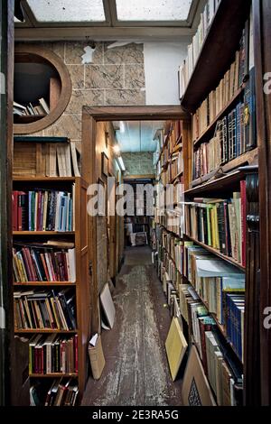 PORTUGAL / Porto / Livraria Academica / hundertjährige Buchhandlung, eröffnet 1912, in der Rua dos Martyres da Liberdade in Porto. Stockfoto