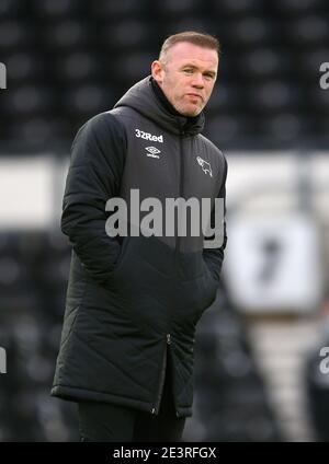 Derby County Manager Wayne Rooney Stockfoto