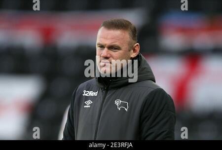 Derby County Manager Wayne Rooney Stockfoto