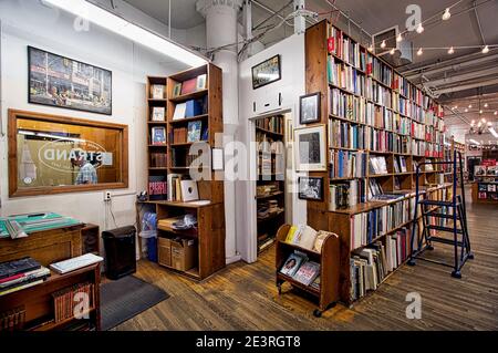 USA / New York City / Buchhandlungen / The Strand Buchhandlung in New York City . Stockfoto